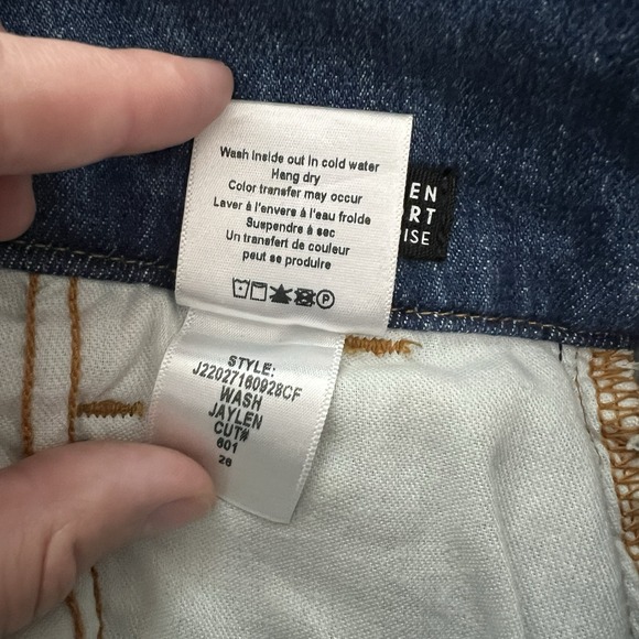 Veronica Beard Jaylen Denim Jean Shorts In Cornflower Blue High Rise‎ Size 26 - Picture 10 of 10